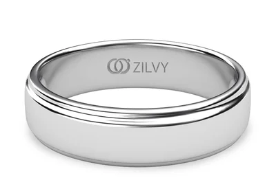 แหวนเพชรผู้ชาย รุ่น BR004 - มุมบน