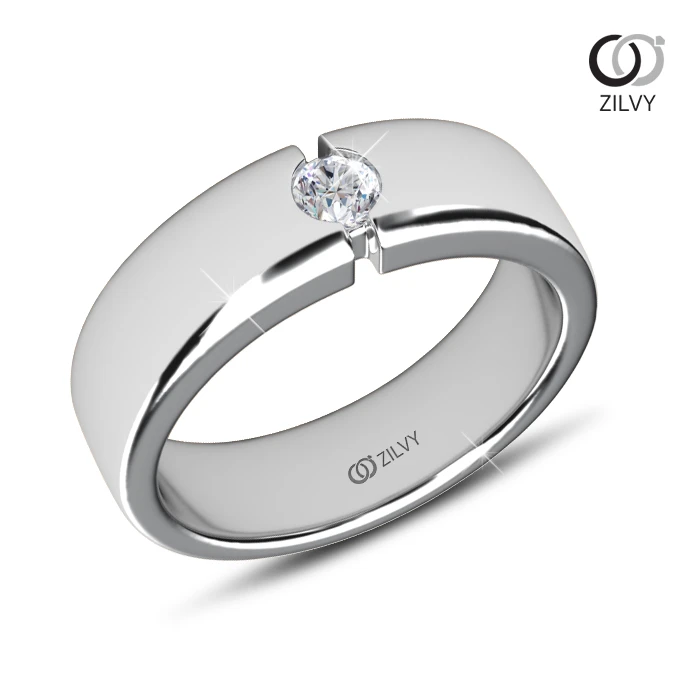 แหวนเพชรผู้ชาย Cole Tension