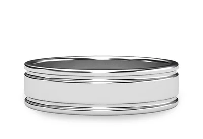 แหวนเพชรผู้ชาย รุ่น BR034 - มุมข้าง