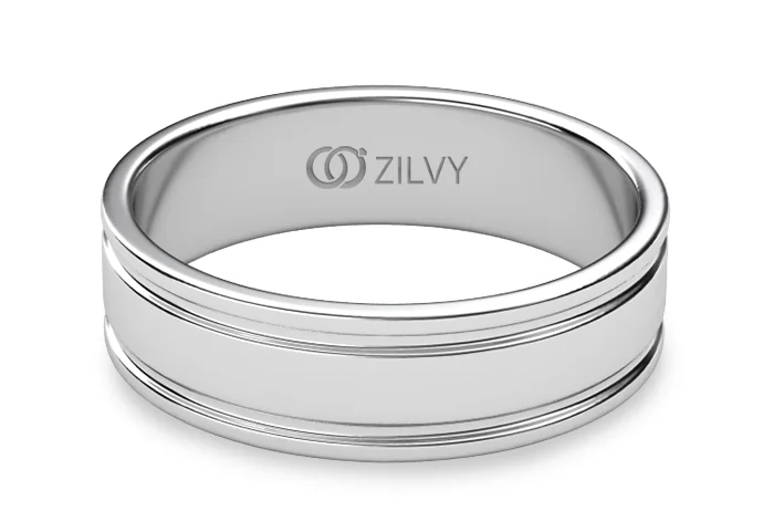 Men's Diamond Ring BR034 - top view