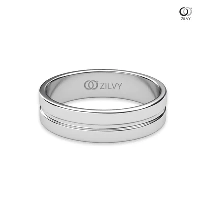 แหวนเพชรผู้ชาย รุ่น BR044 - มุมบน