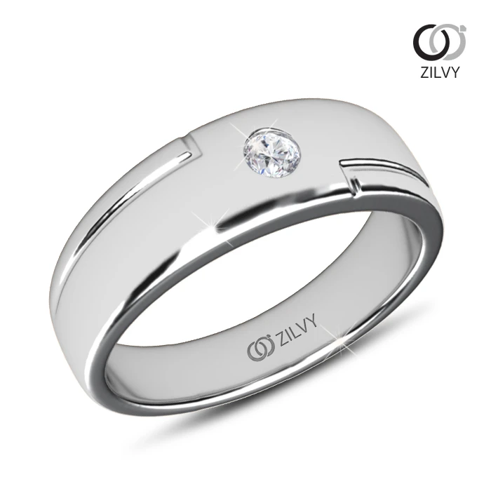 แหวนเพชรผู้ชาย Hawk Band