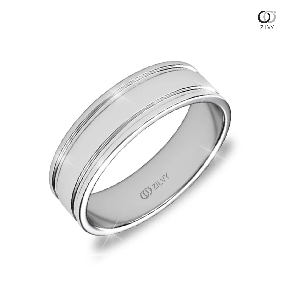 Men's Diamond Ring BR081 - perspective view