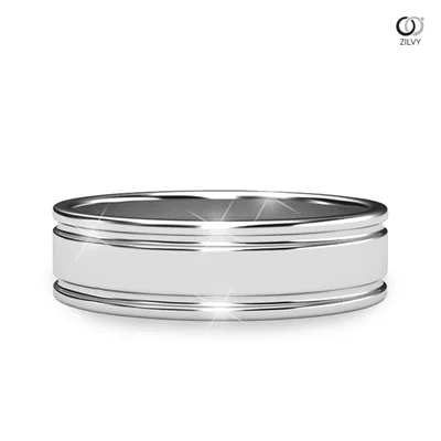 แหวนเพชรผู้ชาย รุ่น BR081 - มุมข้าง