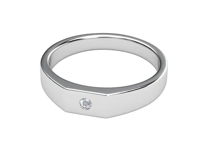 แหวนเพชรผู้ชาย Mercer Signet