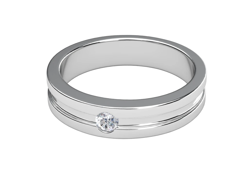 แหวนเพชรผู้ชาย Nash Band