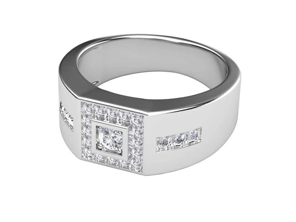 แหวนเพชรผู้ชาย Rhodes Geo