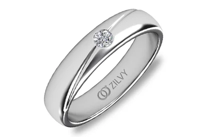 แหวนเพชรผู้ชาย รุ่น BR111 - ภาพเต็ม