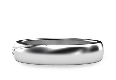 แหวนเพชรผู้ชาย รุ่น BR111 - มุมข้าง