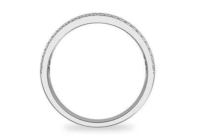 แหวนเพชรผู้ชาย รุ่น BR132 - มุมหน้า