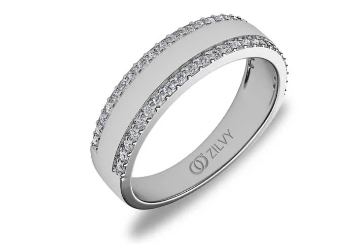 แหวนเพชรผู้ชาย Garrison Pavé