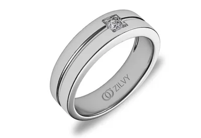 แหวนเพชรผู้ชาย รุ่น BR133 - ภาพเต็ม