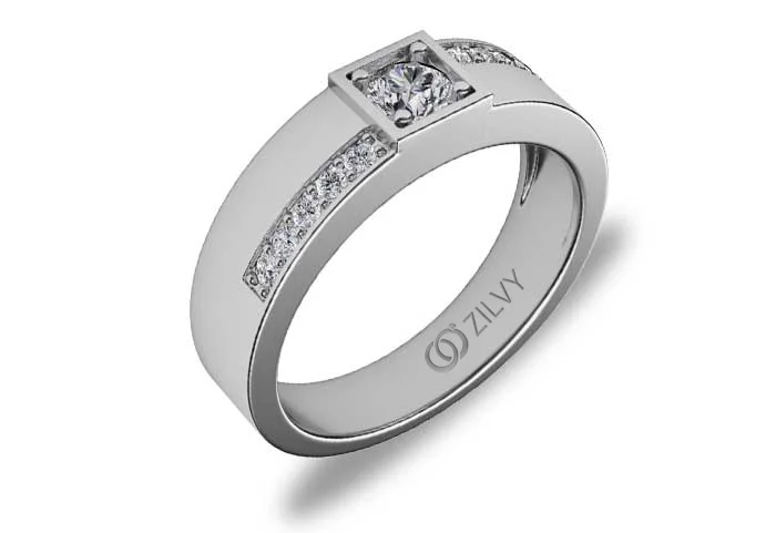 แหวนเพชรผู้ชาย Lawson Duo