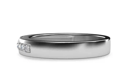 แหวนเพชรผู้ชาย รุ่น BR153 - มุมข้าง