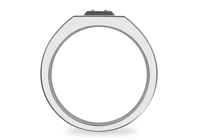 แหวนเพชรผู้ชาย รุ่น BR154 - มุมหน้า