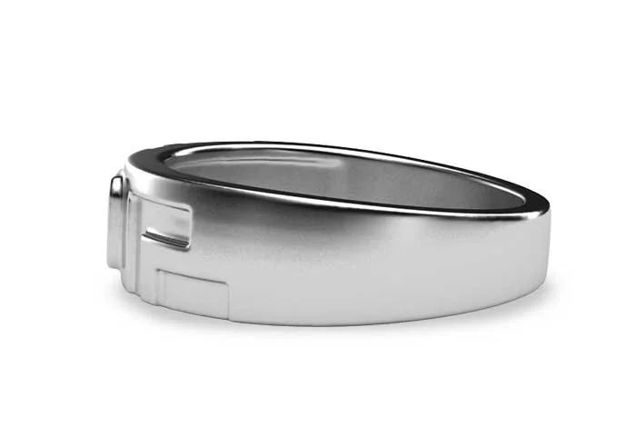 Men's Diamond Ring BR155 - side view