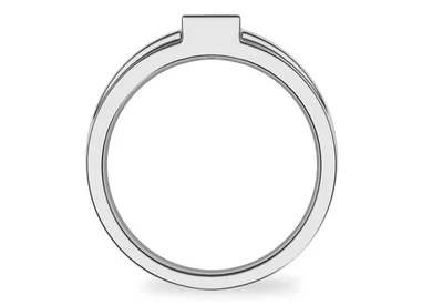 แหวนเพชรผู้ชาย รุ่น BR158 - มุมหน้า