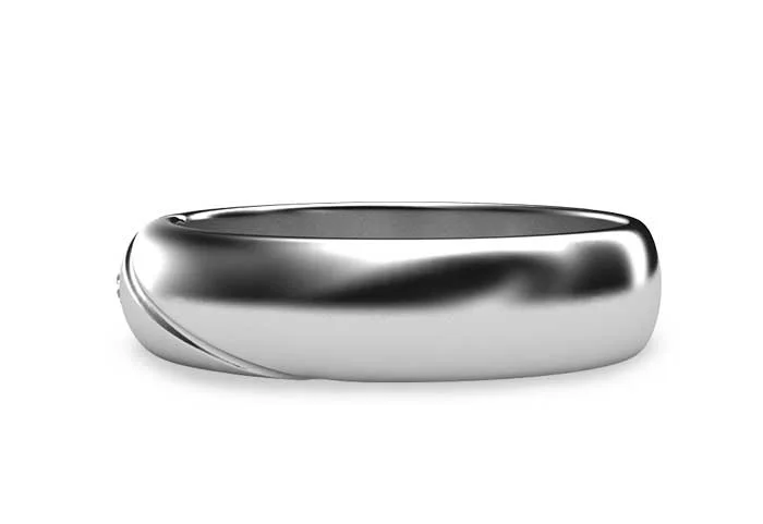 Men's Diamond Ring BR163 - side view
