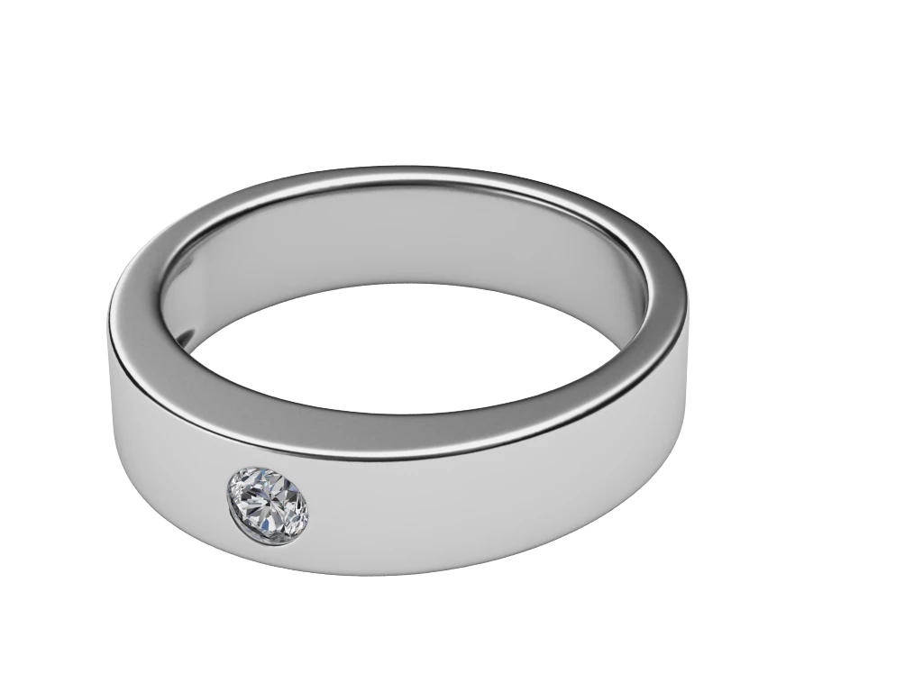 แหวนเพชรผู้ชาย Pierce Band