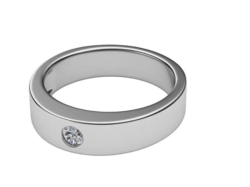 แหวนเพชรผู้ชาย Pierce Band