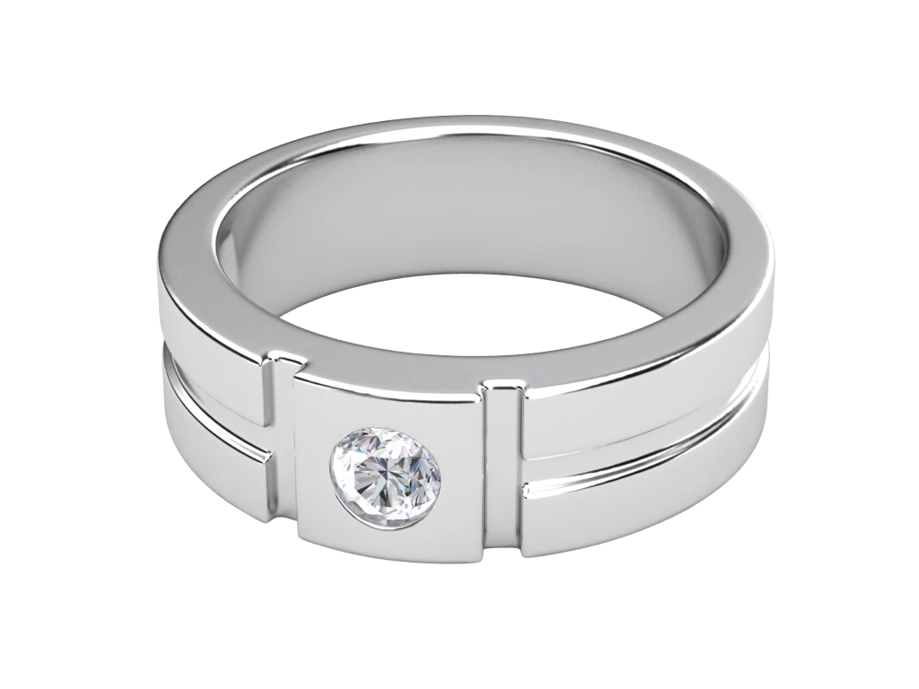 แหวนเพชรผู้ชาย Thane Band