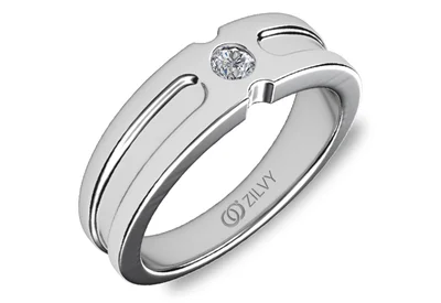 แหวนเพชรผู้ชาย รุ่น BR184 - ภาพเต็ม