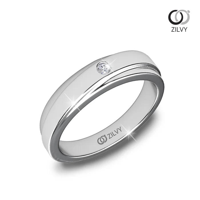 Men's Diamond Ring BR190 - perspective view