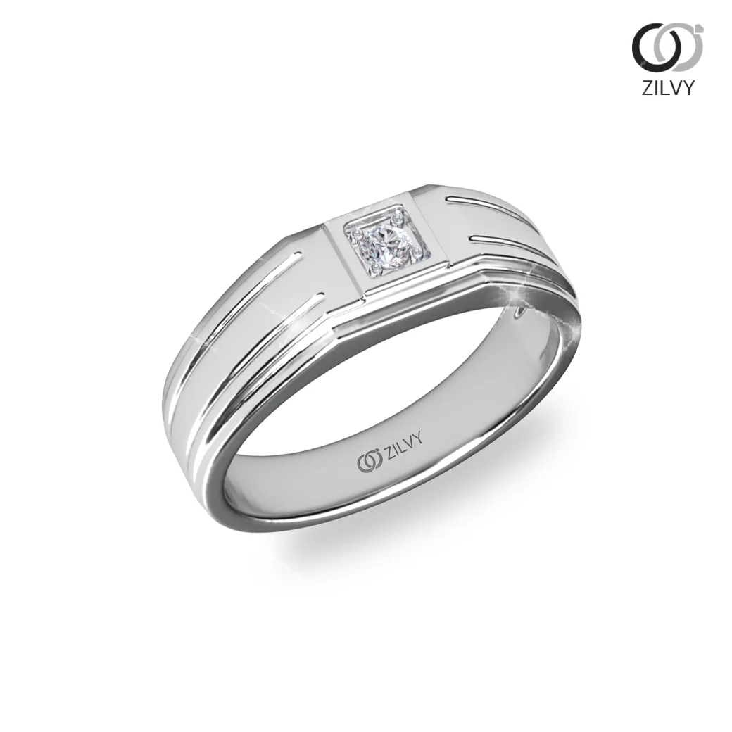 แหวนเพชรผู้ชาย Keane Bezel