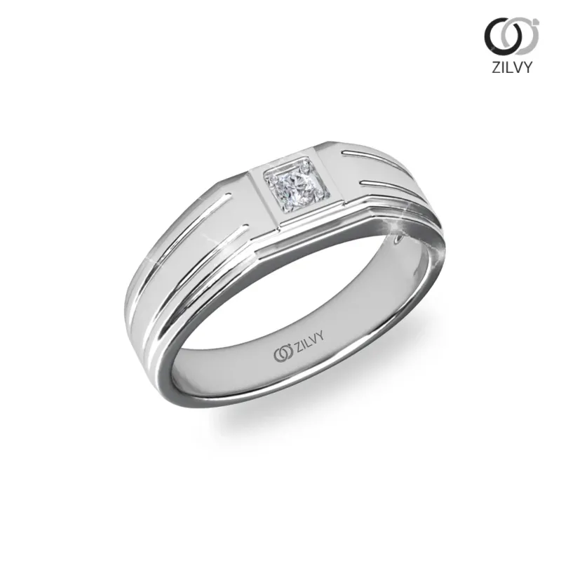 แหวนเพชรผู้ชาย Keane Bezel