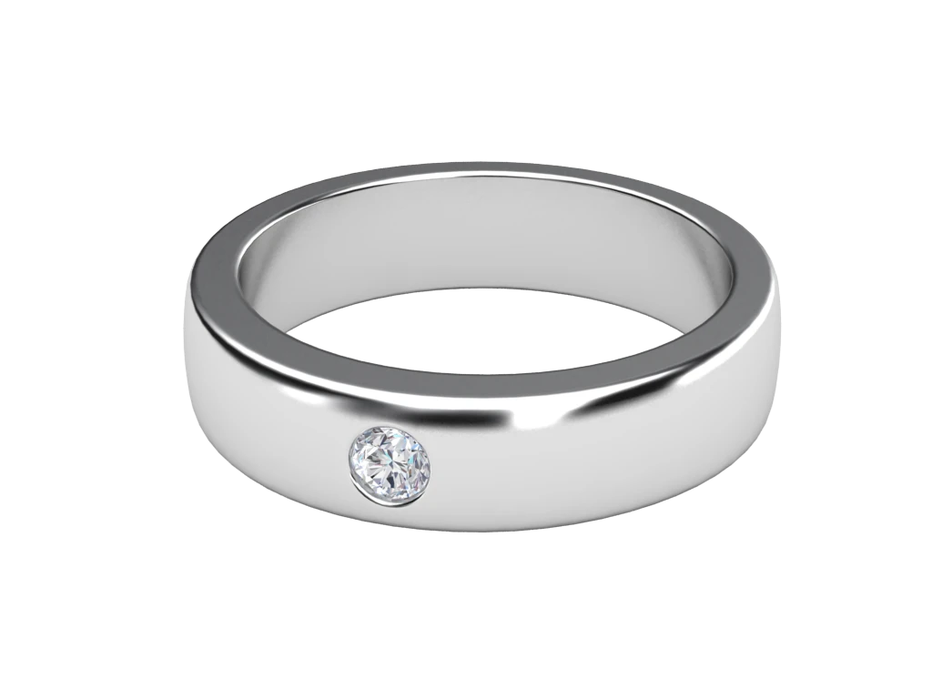 แหวนเพชรผู้ชาย Cole Band