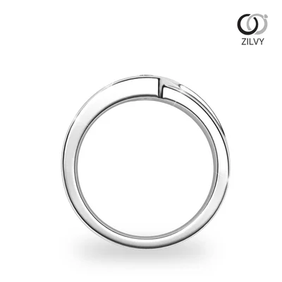 แหวนเพชรผู้ชาย รุ่น BR245 - มุมหน้า