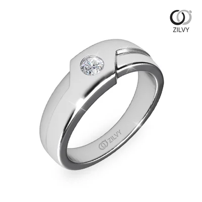 แหวนเพชรผู้ชาย รุ่น BR245 - มุมเปอร์สเปกทีฟ