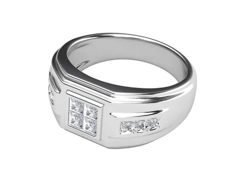 แหวนเพชรผู้ชาย Maddox Signet