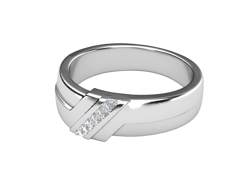 แหวนเพชรผู้ชาย Emerson Band