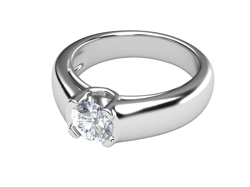 แหวนเพชรผู้ชาย Alden Solitaire