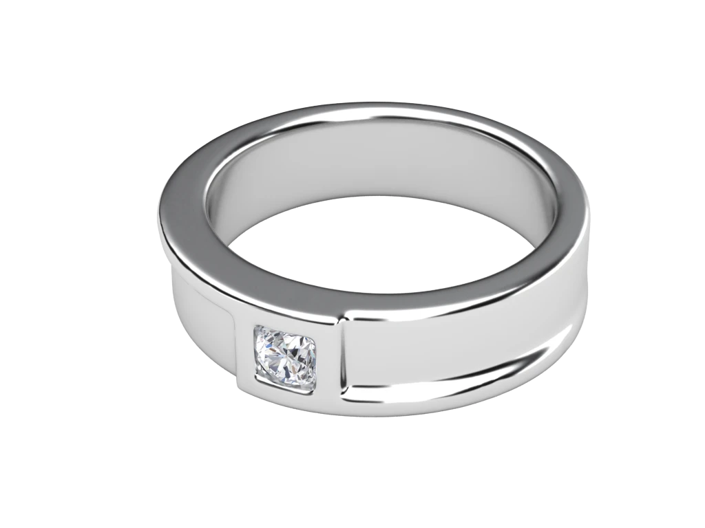 แหวนเพชรผู้ชาย Callum Band