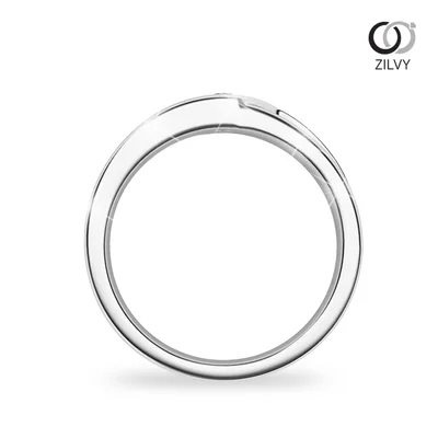 แหวนเพชรผู้ชาย รุ่น BR271 - มุมหน้า