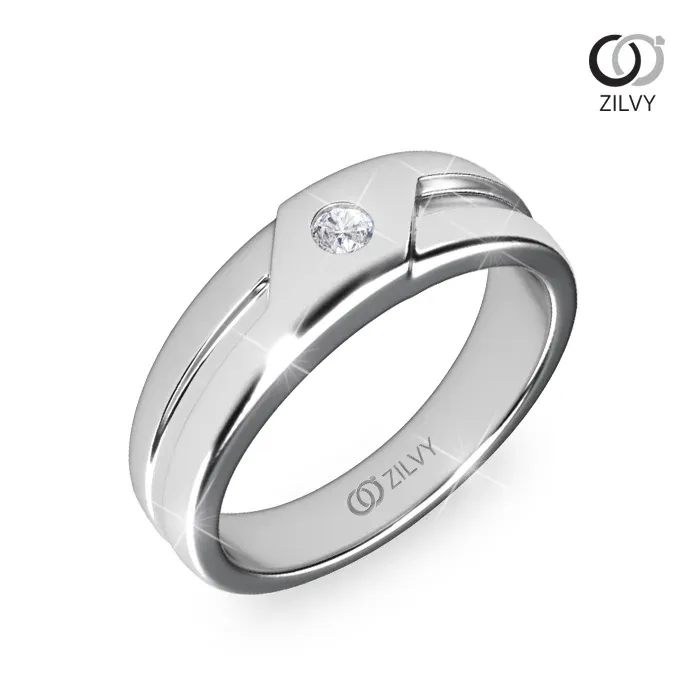 แหวนเพชรผู้ชาย Blake Bezel