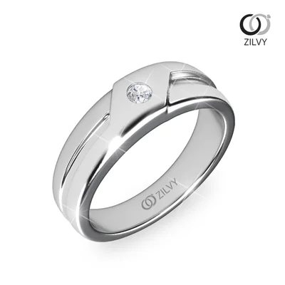 แหวนเพชรผู้ชาย รุ่น BR271 - ภาพเต็ม