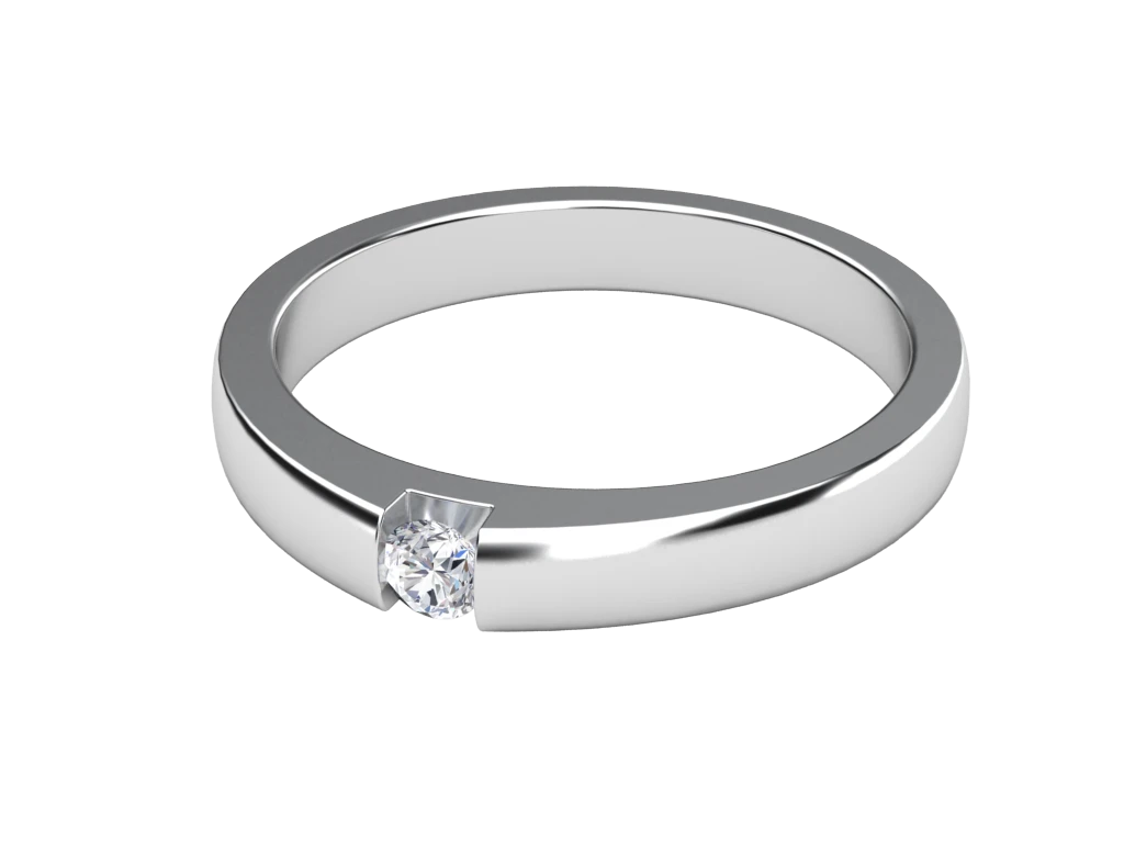 แหวนเพชรผู้ชาย Finch Band