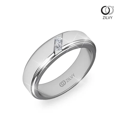 แหวนเพชรผู้ชาย รุ่น BR279 - ภาพเต็ม