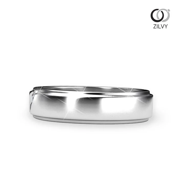 Men's Diamond Ring BR279 - side view