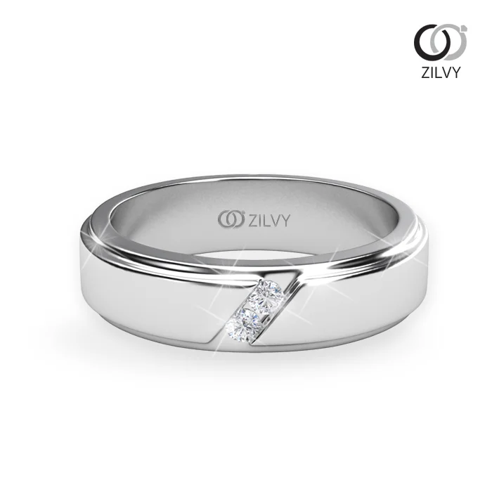 Men's Diamond Ring BR279 - top view