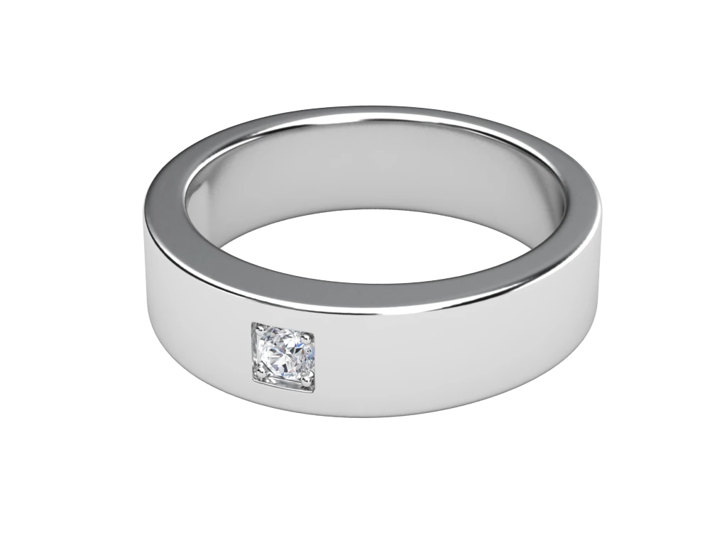 แหวนเพชรผู้ชาย Hendrix Line