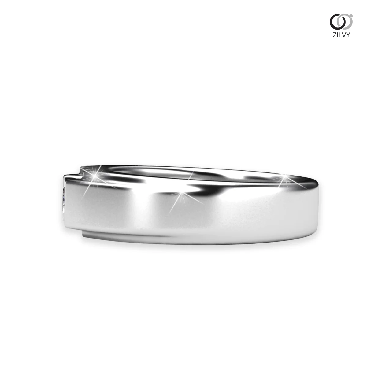 Men's Diamond Ring BR346 - side view