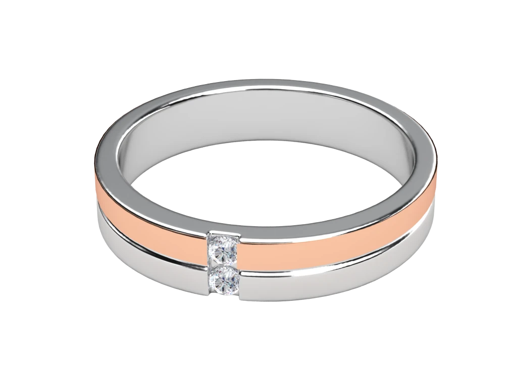 แหวนเพชรผู้ชาย Rowan Line