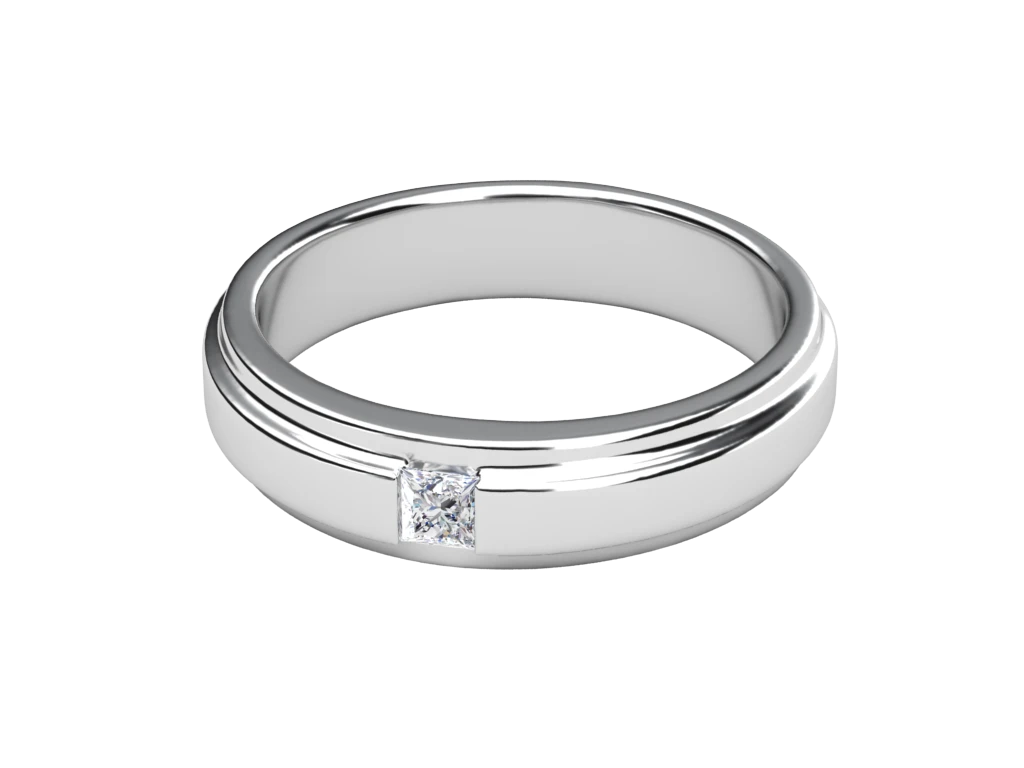 แหวนเพชรผู้ชาย Zane Line