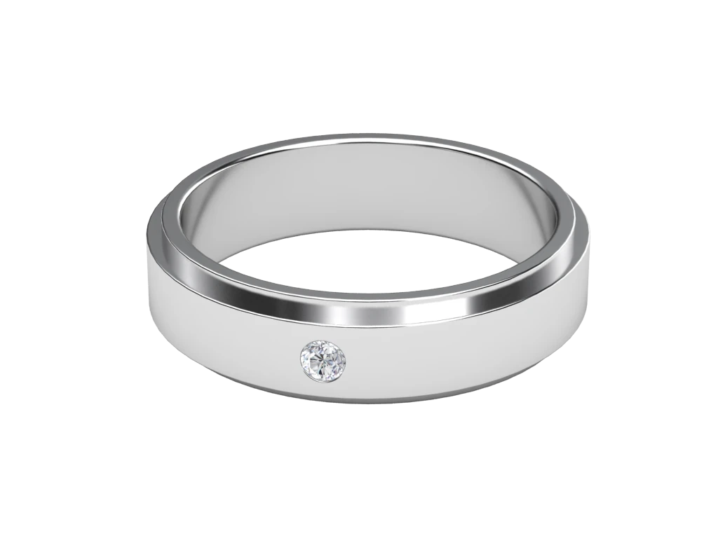 แหวนเพชรผู้ชาย Alden Line