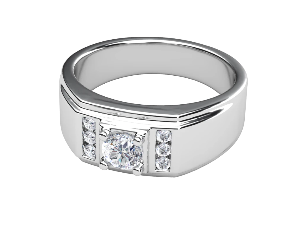 แหวนเพชรผู้ชาย Thorn Signet