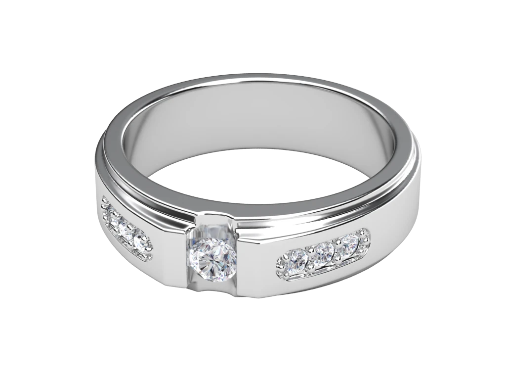 แหวนเพชรผู้ชาย Garrison Horizon